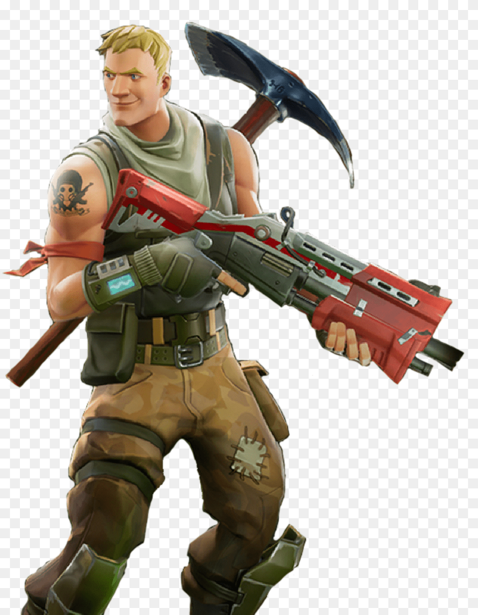 Fortnite, Weapon, Gun, Person, Man Free Png