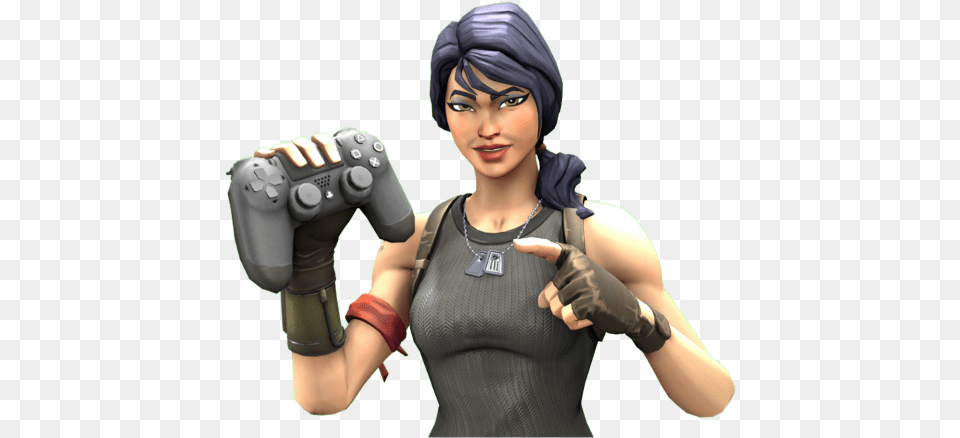 Fortnite 3d Render, Woman, Person, Glove, Female Png Image