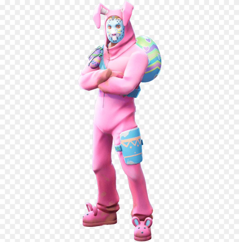 Fortnite Action Figures Rabbit Raider, Baby, Person, Face, Head Free Png