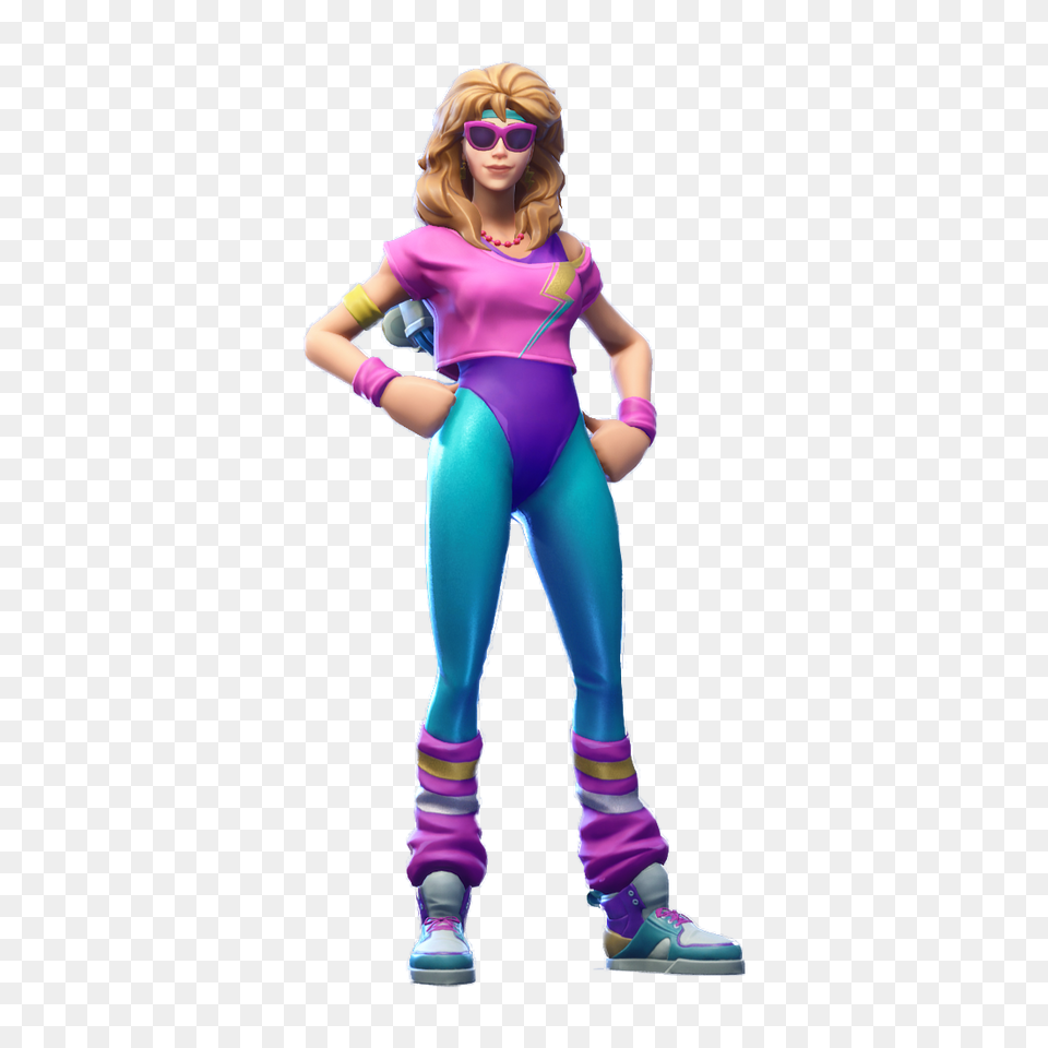 Fortnite Aerobic Assassin Spandex, Clothing, Costume, Person Png Image