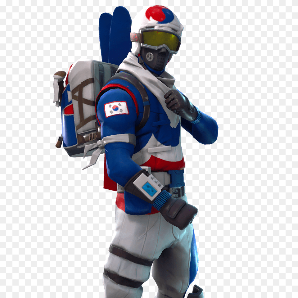 Fortnite Alpine Ace Skin, Baby, Person, Helmet Free Png