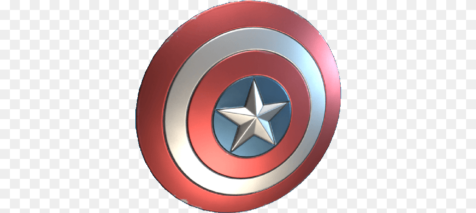 Fortnite Back Bling Captain America, Armor, Shield Png Image