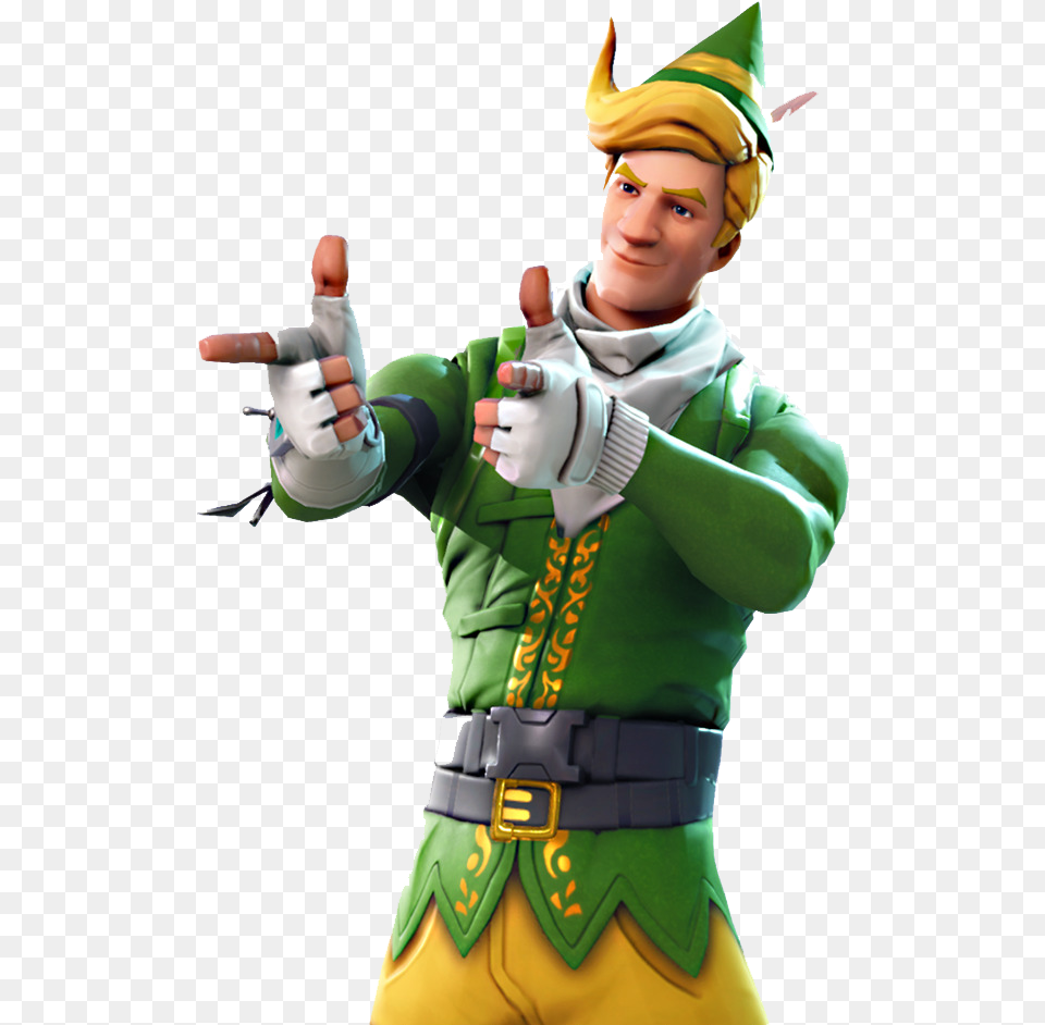 Fortnite Background Fortnite Codename Elf, Person, Body Part, Clothing, Costume Free Png Download