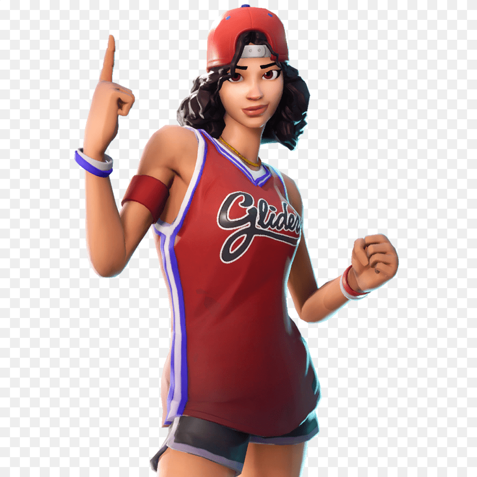 Fortnite Basketball Girl Skin, Hand, Person, Body Part, Finger Free Png Download