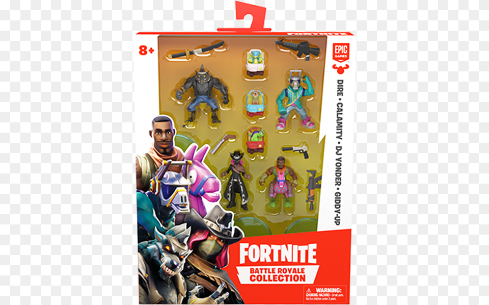 Fortnite Battle Royale Collection Squad Pack, Advertisement, Poster, Adult, Male Png Image