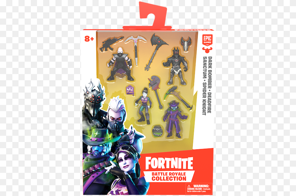 Fortnite Battle Royale Collection Squad Pack Dark Bomber, Advertisement, Poster, Baby, Book Png