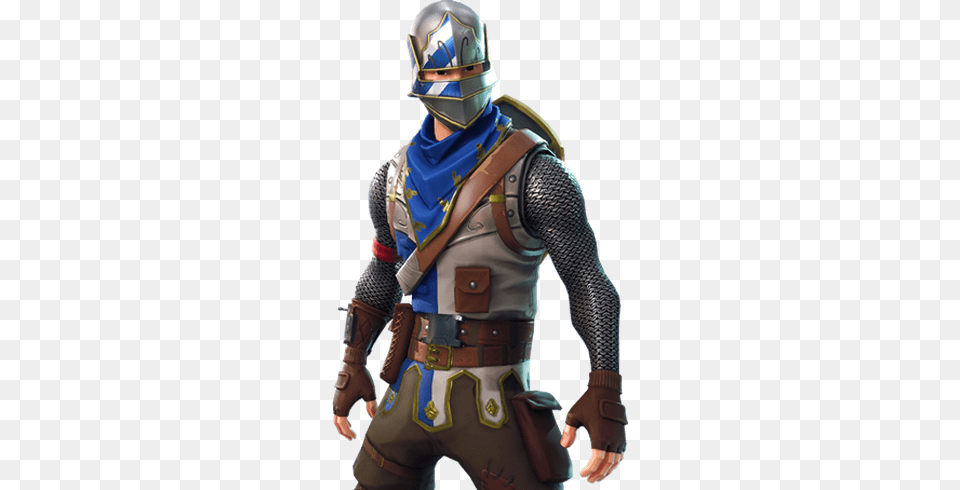 Fortnite Battle Royale Male Character Fortnite Blue Squire Skin, Adult, Man, Person, Armor Png Image