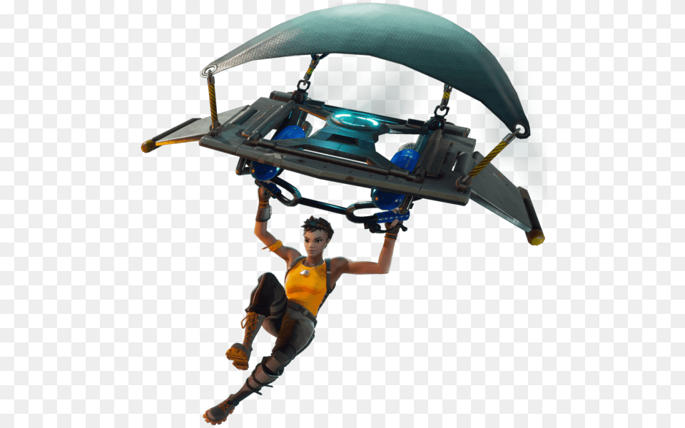 Fortnite Battle Royale Render, Person, Outdoors, Aircraft, Transportation Png Image