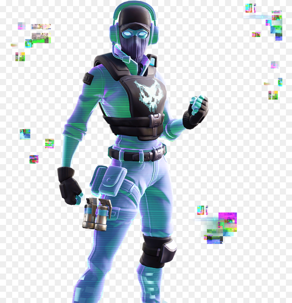 Fortnite Breakpoint Skin Tryhard Playtowin Glitched Skin Transparente Fortnite, Person, Face, Head Free Transparent Png