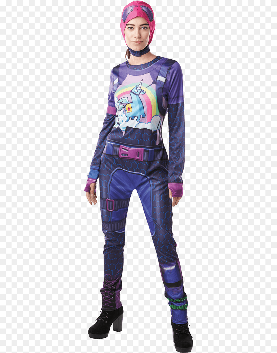 Fortnite Brite Bomber Costume, Sleeve, Clothing, Person, Pants Free Png