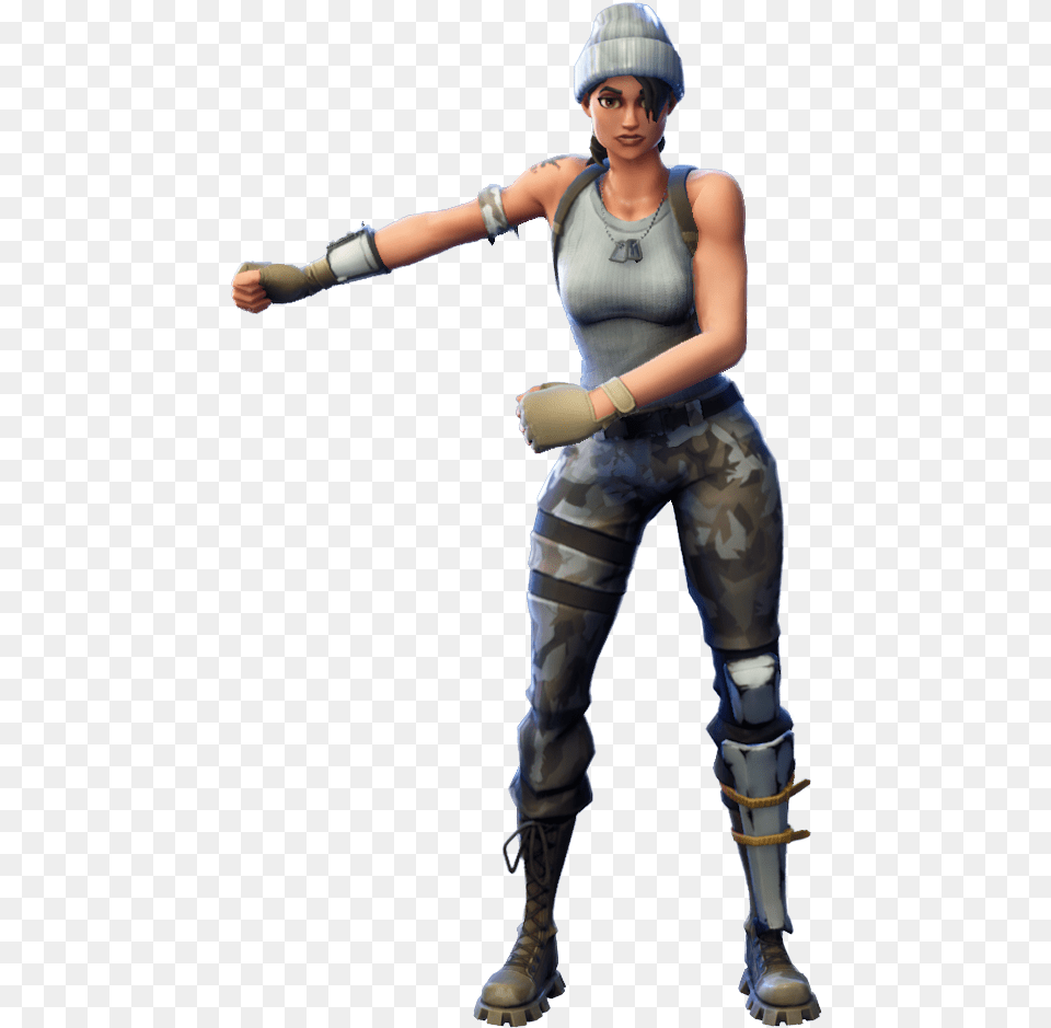 Fortnite Camo Skin Girl, Person, People, Clothing, Costume Png