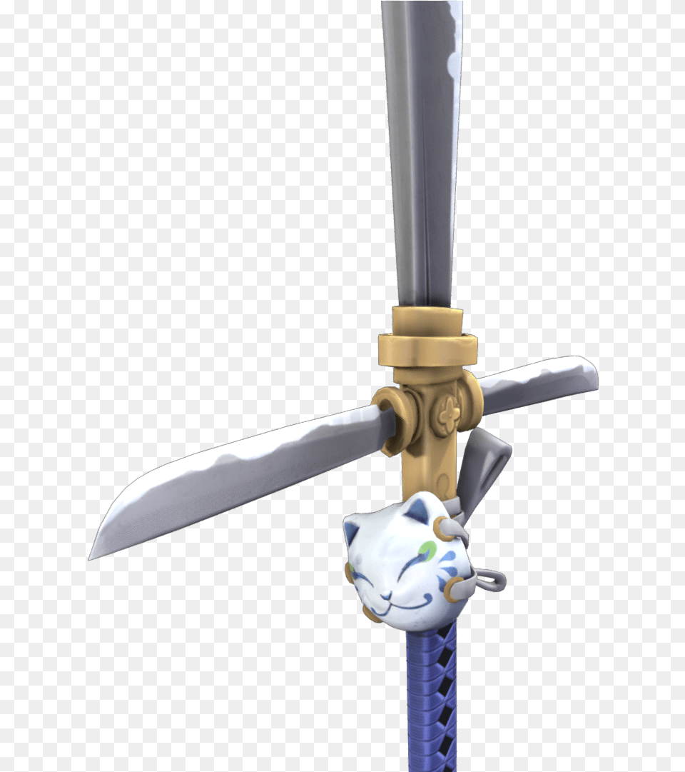 Fortnite Cats Claw Pickaxe Sword, Weapon, Device, Machine, Appliance Free Png Download