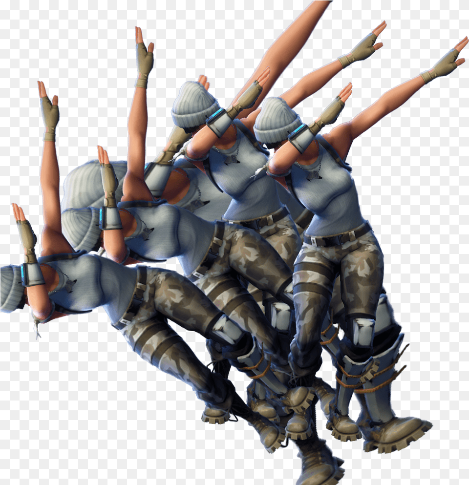 Fortnite Character Dabbing Download Fortnite Character Dabbing, Person, Baby, People Free Transparent Png