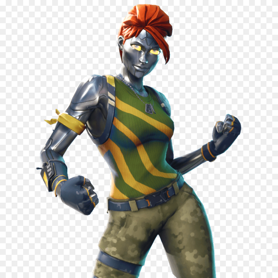 Fortnite Chromium Outfits, Clothing, Glove, Person, Costume Free Transparent Png