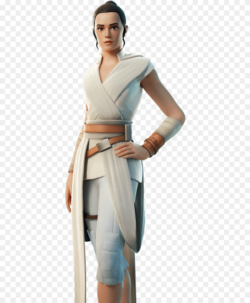 Fortnite Daily Shop Battle Royale Skins And Items In Star Wars Fortnite Rey, Woman, Adult, Person, Clothing Png