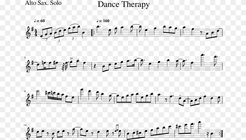 Fortnite Dance Therapy Dance Therapy Fortnite Sheet Music, Gray Free Png Download