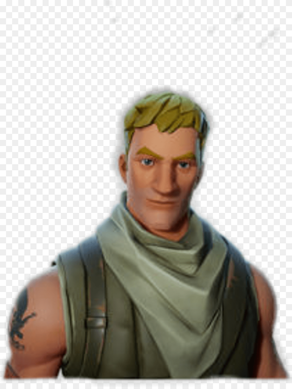 Fortnite Default Skin Blonde Hair, Person, Clothing, Costume, Face Png Image