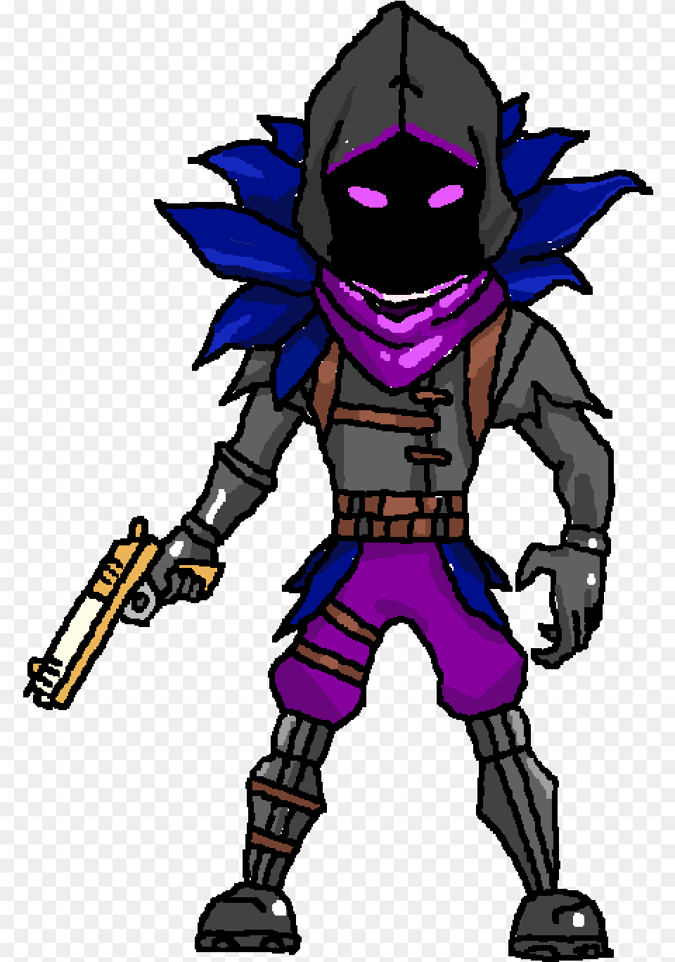 Fortnite Drawings Raven Transparent Cartoons Raven Fortnite Easy Drawing, Baby, Person, Face, Head Png