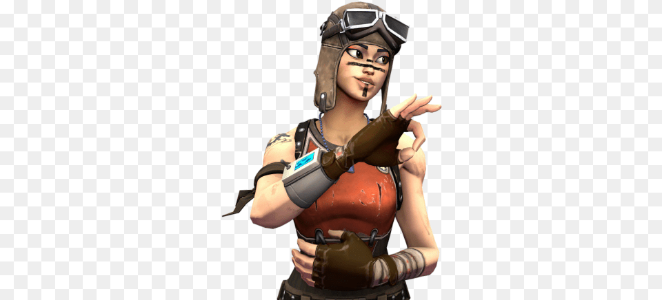 Fortnite Fnbr Renegade Raider Renegaderaider Freetoedit, Clothing, Costume, Glove, Person Free Png