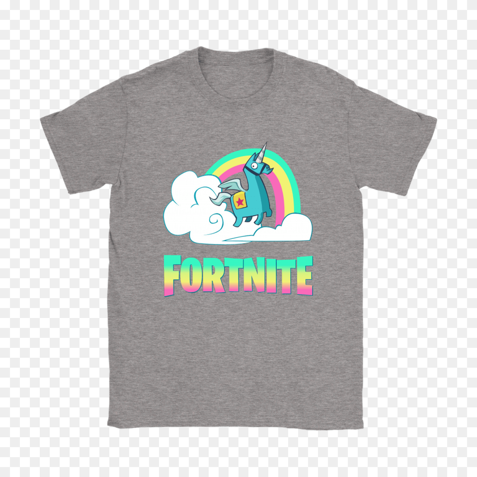 Fortnite Fortnite Battle Royale Unicorn Shirts Women, Clothing, T-shirt Png Image