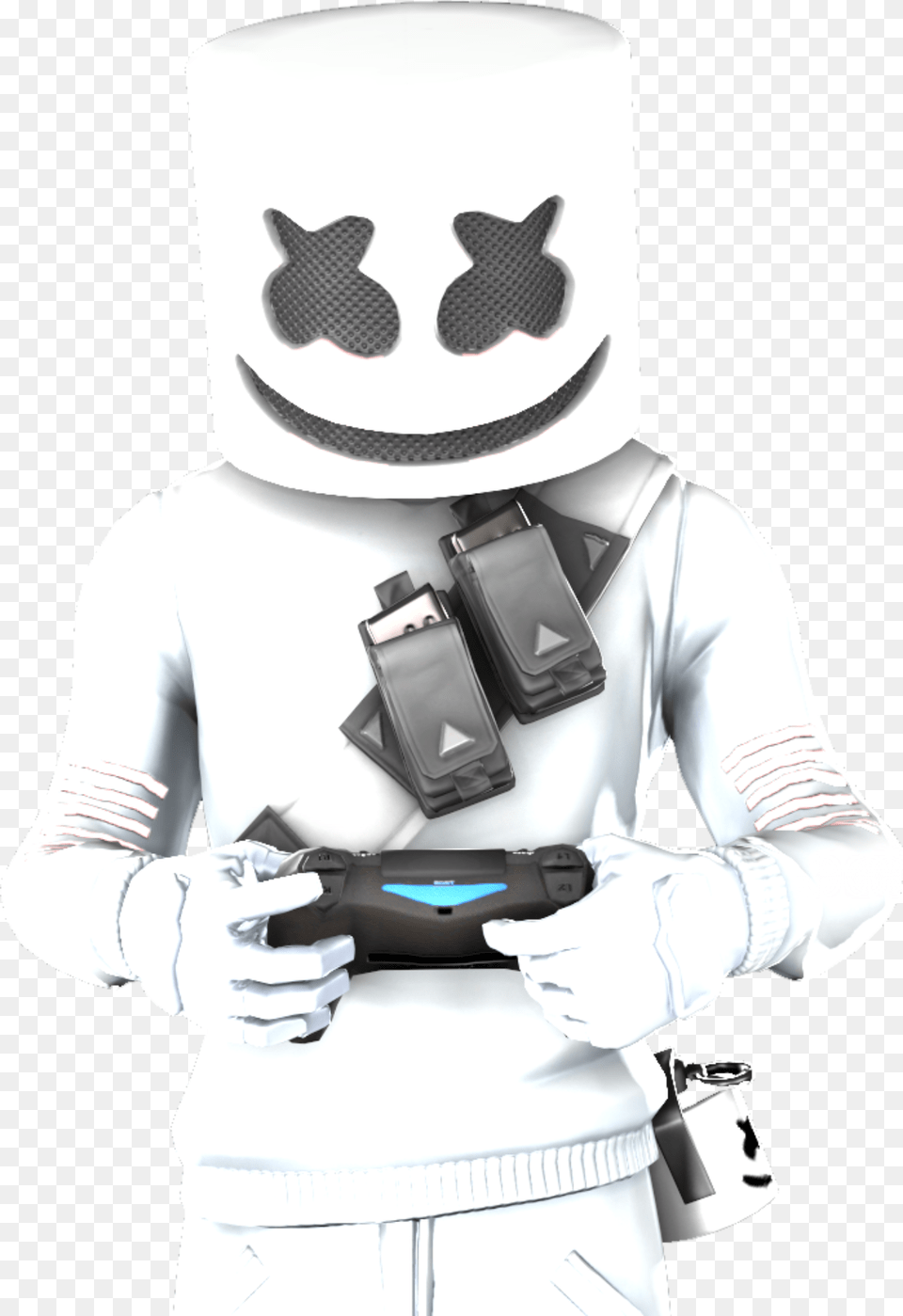 Fortnite Fortnitebattleroyale Freetoedit Marshmello Ski Skin Marshmello Fortnite, Clothing, Glove, Adult, Male Png Image