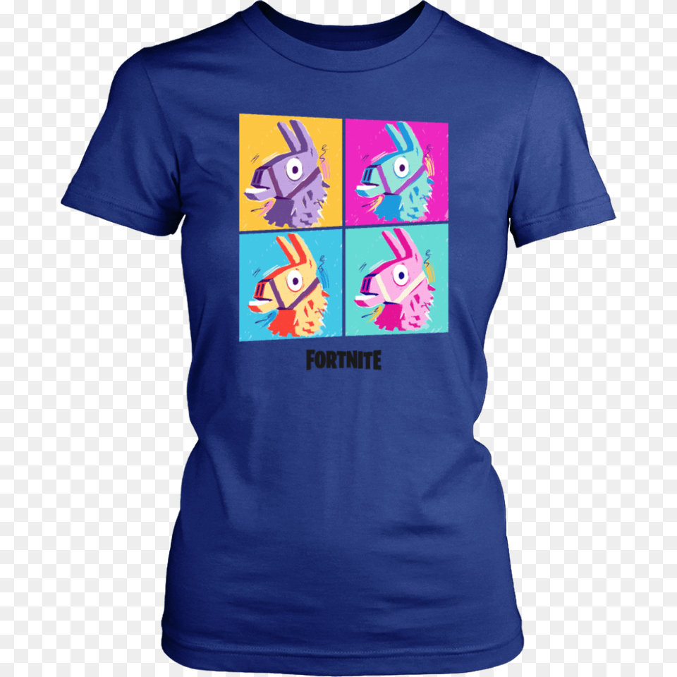 Fortnite Four Llamas T Shirt Isonicgeek Store, Clothing, T-shirt Free Png