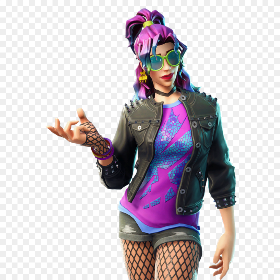 Fortnite Garage Band Set, Adult, Person, Female, Costume Free Png Download