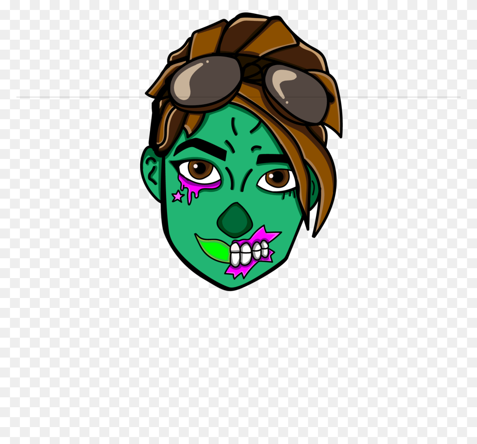 Fortnite Ghoul Trooper Cartoon, Face, Head, Person, Photography Free Transparent Png