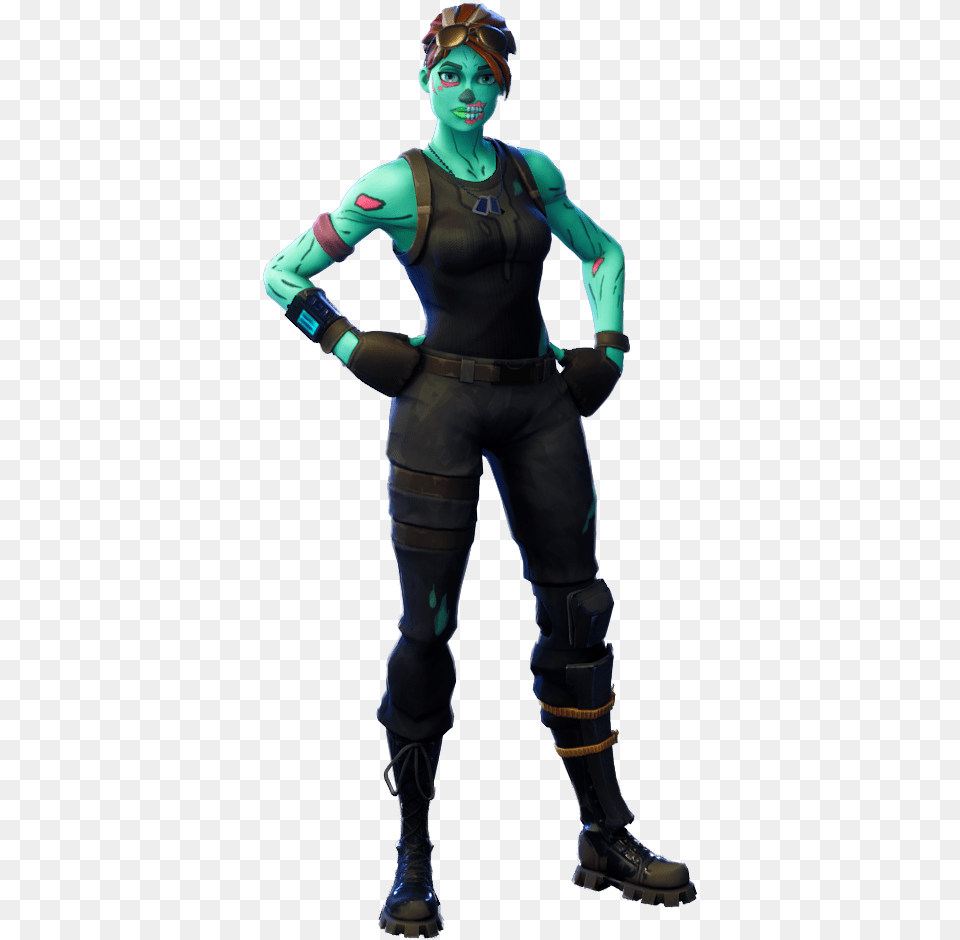 Fortnite Ghoul Trooper Skin Ghoul Trooper, Clothing, Costume, Person, Face Free Transparent Png