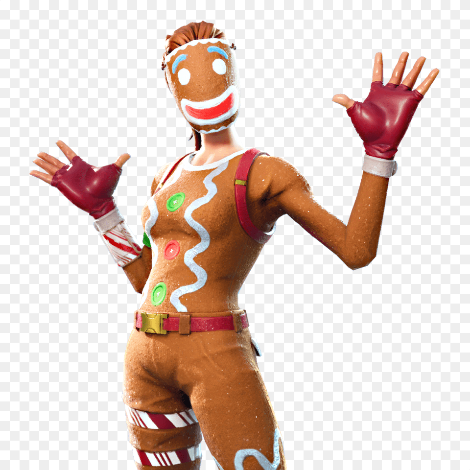 Fortnite Ginger Gunner, Clothing, Glove, Adult, Female Png Image