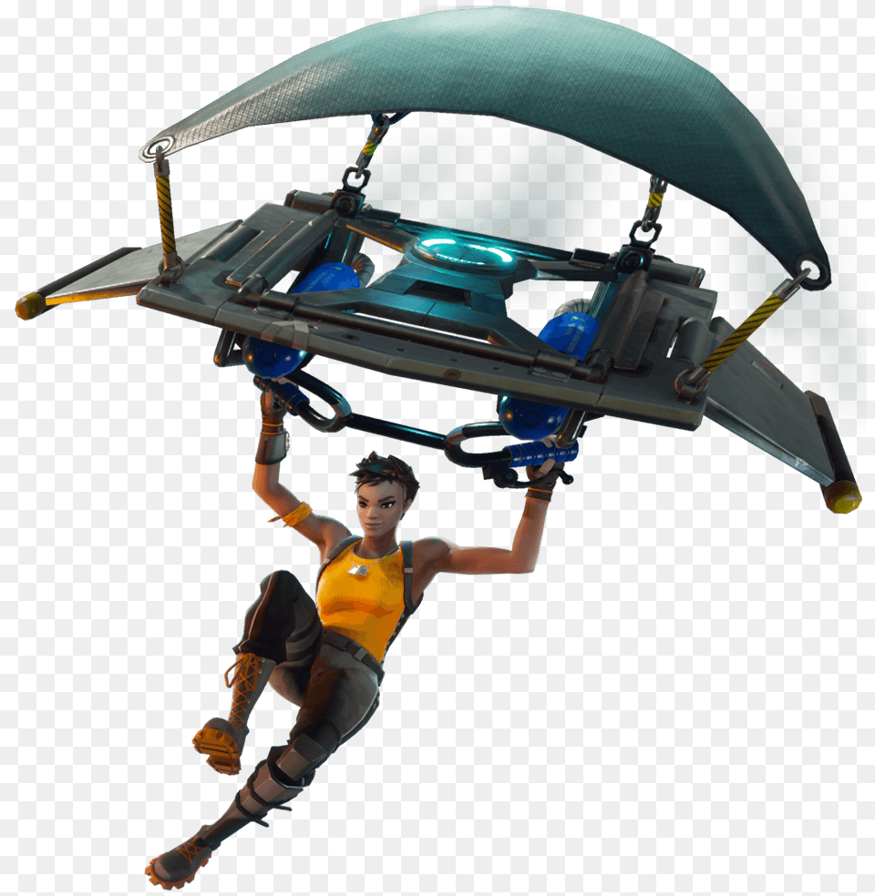 Fortnite Glider, Vest, Clothing, Person, Male Free Png Download