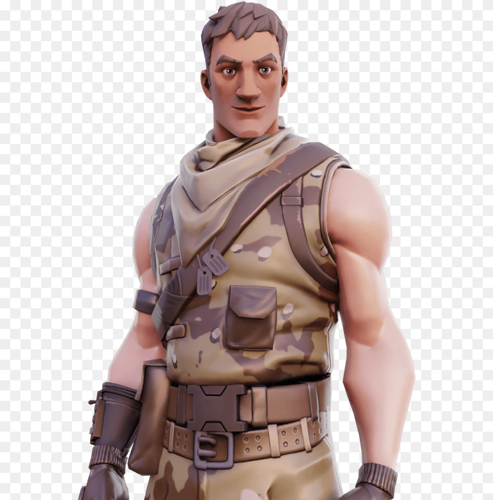 Fortnite Highrise Assault Trooper, Adult, Male, Man, Person Png