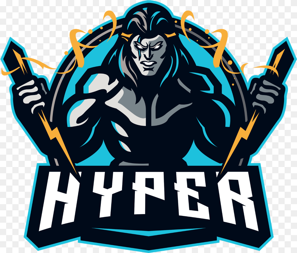 Fortnite Hyper Esports Hyper Logo For Pubg, Baby, Person, Animal, Ape Free Png Download
