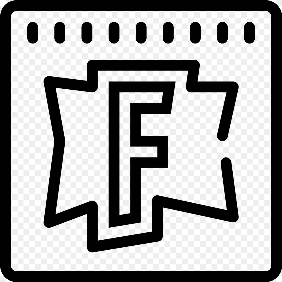 Fortnite Icon, Gray Free Png Download
