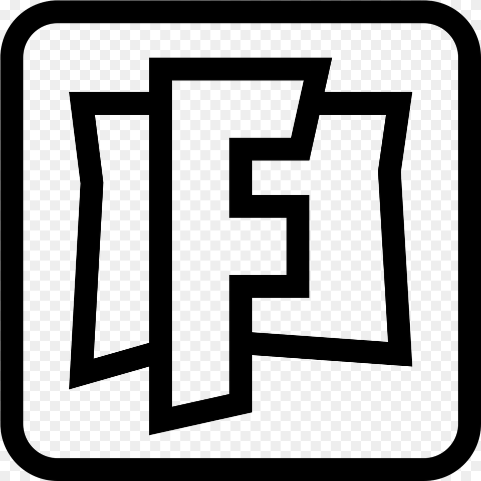Fortnite Icon And Vector Fortnite Icon, Gray Free Transparent Png