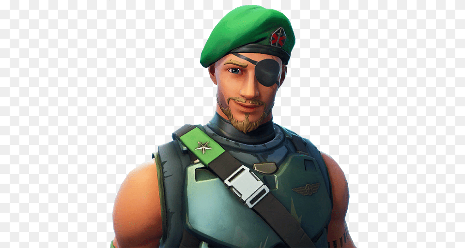 Fortnite Icon Character 101 Garrison Fortnite Skin, Adult, Clothing, Costume, Male Free Png Download