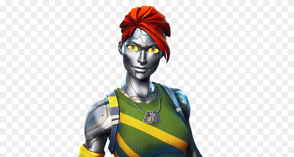 Fortnite Icon Character 45 Chromium Fortnite, Woman, Adult, Person, Female Free Png