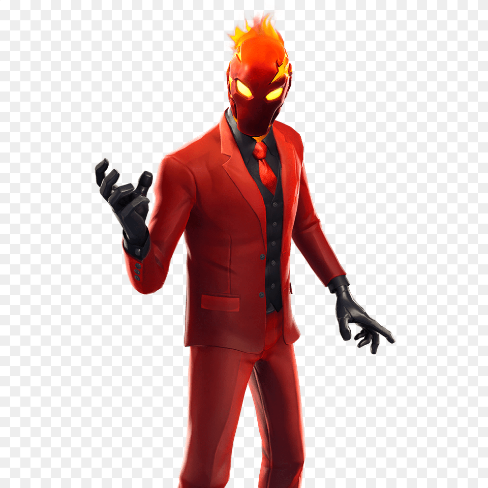 Fortnite Inferno Skin Bundle V Bucks, Adult, Person, Man, Male Png