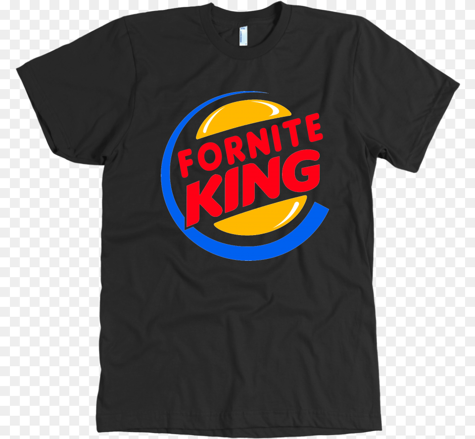 Fortnite King Tee Burger King, Clothing, T-shirt, Shirt Png Image