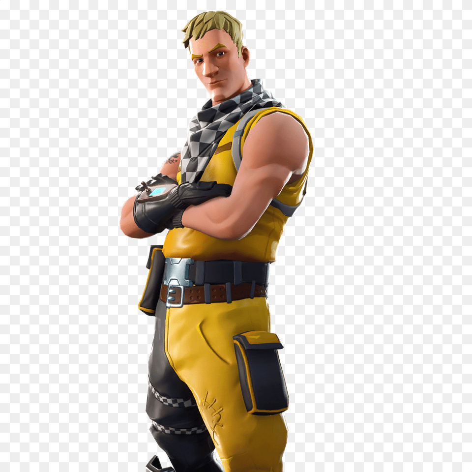 Fortnite Leaked Upcoming Skins Gamspot Fortnite Cabbie Skin, Vest, Clothing, Costume, Person Free Png