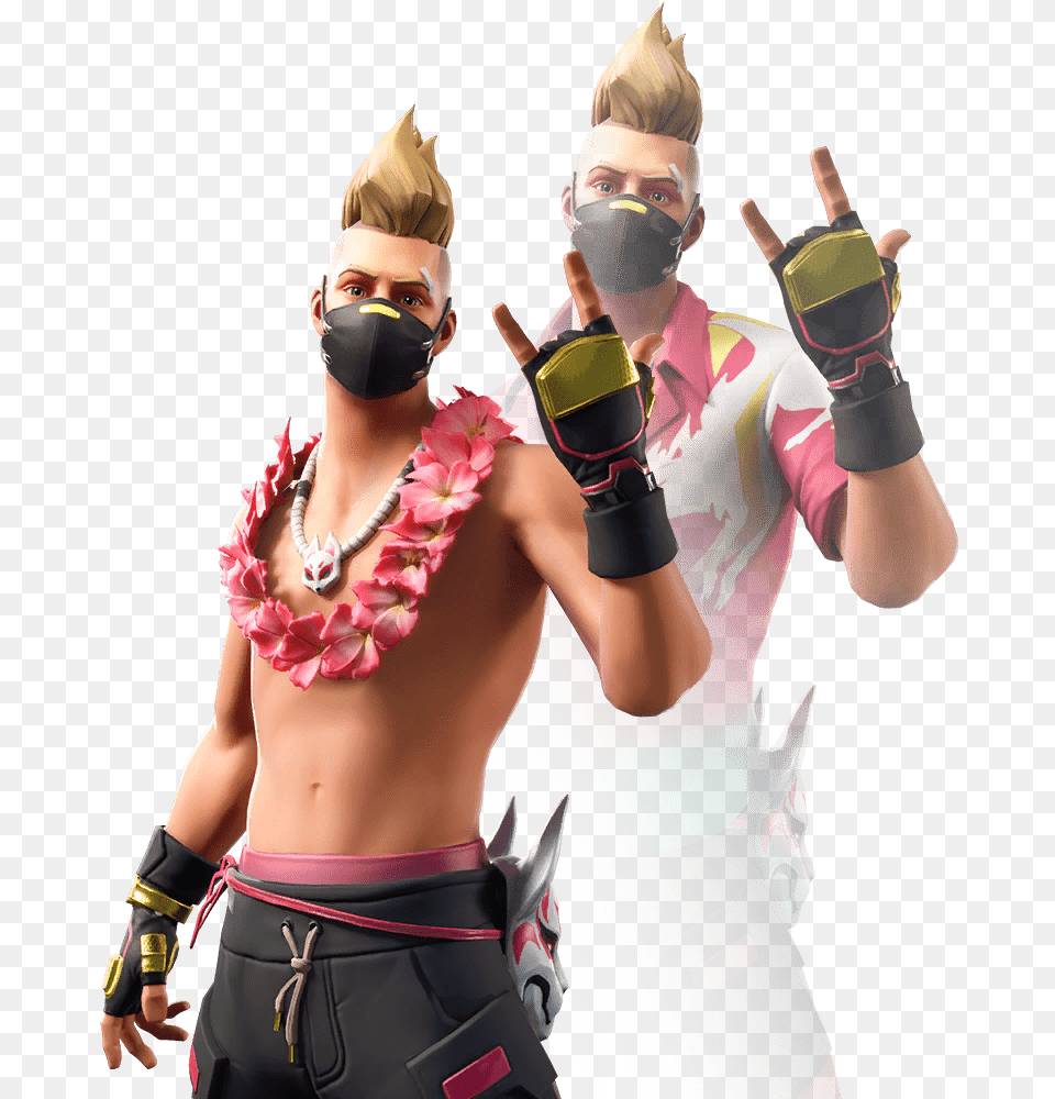 Fortnite Leaked V9 Summer Drift Skin, Accessories, Person, Clothing, Costume Png