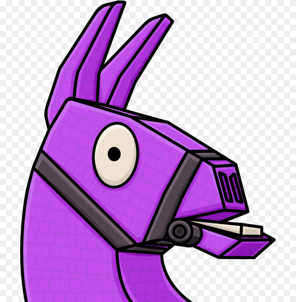 Fortnite Llama Emote, Purple, Art, Paper, Aircraft Png