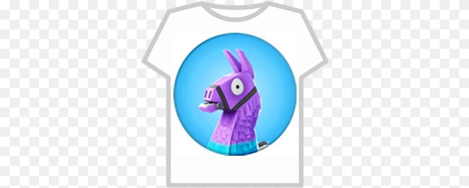 Fortnite Llama Transparent Roblox Fortnite Llama, Clothing, T-shirt, Animal, Mammal Png Image
