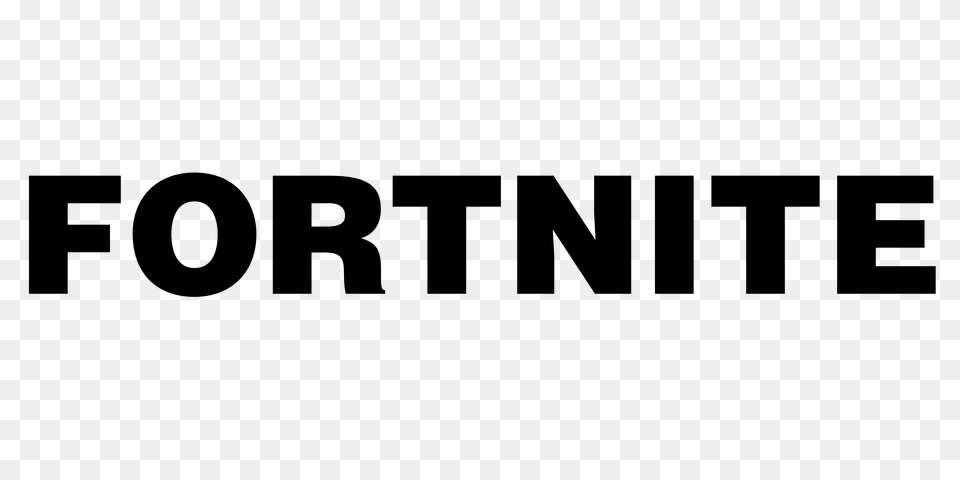 Fortnite Logo Image, Gray Free Png Download