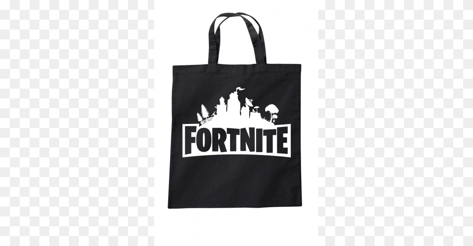 Fortnite Logo Inspired Cotton Tote Bag, Accessories, Handbag, Tote Bag, Shopping Bag Png Image