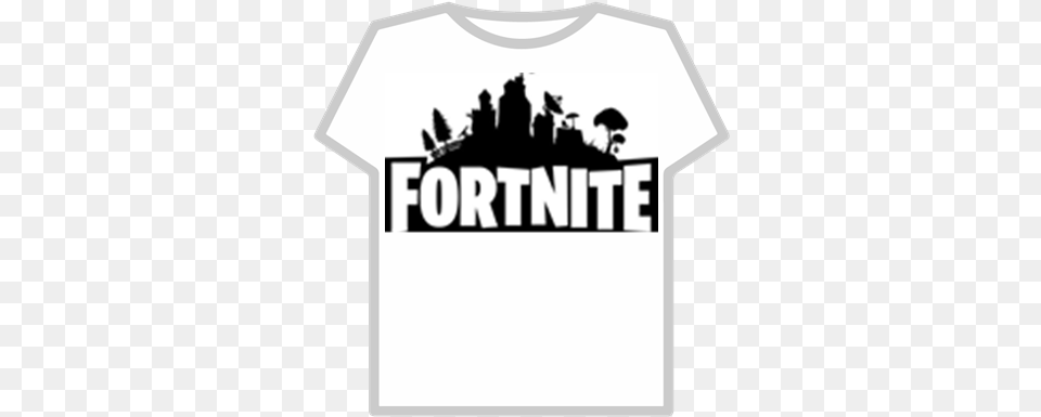 Fortnite Logo Transparent Roblox T Shirt, Clothing, T-shirt, Person Png