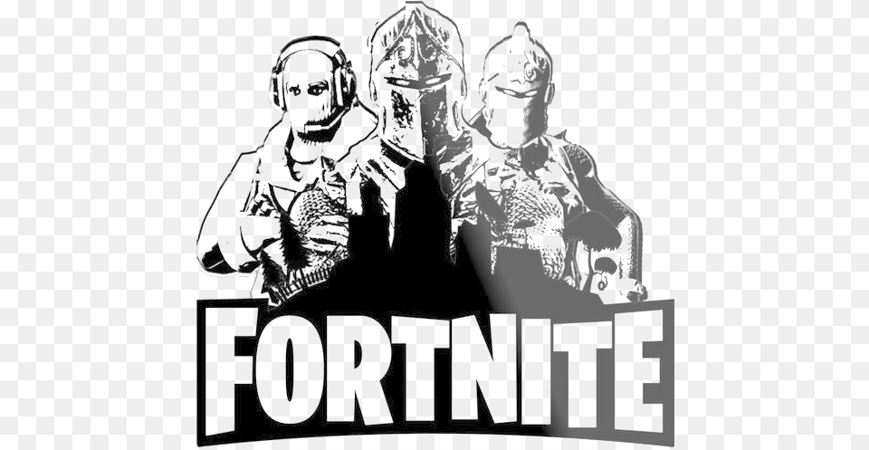 Fortnite Logo Vectors Fortnite Black And White, Adult, Bride, Female, Person Free Transparent Png