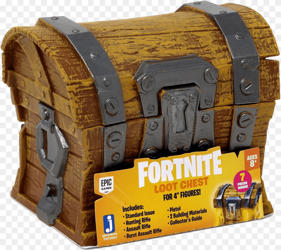 Fortnite Loot Chest Toy, Treasure, Ammunition, Grenade, Weapon Png