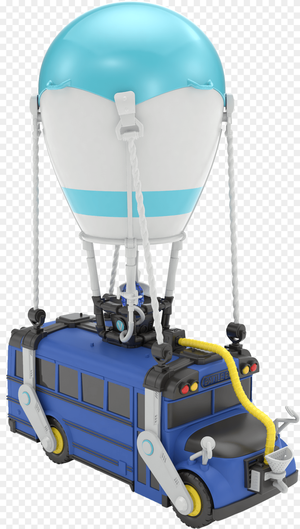 Fortnite Moose Toys Battle Bus, Balloon, Aircraft, Transportation, Vehicle Free Transparent Png