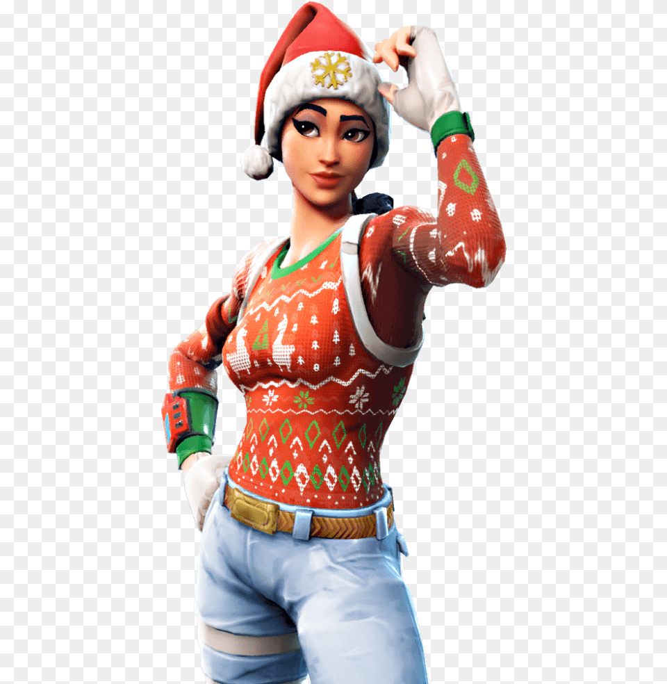 Fortnite Nog Ops, Adult, Person, Glove, Woman Free Transparent Png